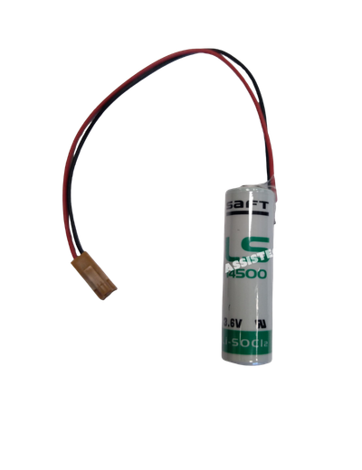 BATTERIA MITSUBISHI PER CNC 3.6V 2.5AH + JAEcon connettore per cnc Mitsubishi